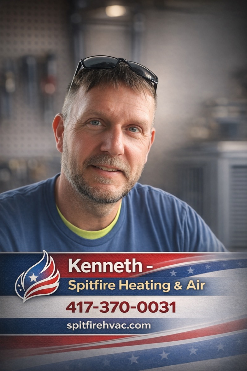 Kenneth Canady, owner of Spitfire Heating and Air